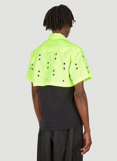 Eyelet Short-Sleeve Shirt Studio Alch Eyelet Short-Sleeve Shirt Yellow alc0136002