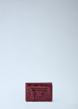 Balenciaga Le City Flap Mini Wallet Burgundy bal0265036