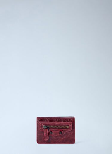 Balenciaga Le City Flap Mini Wallet Burgundy bal0265036