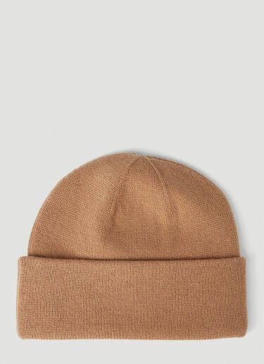 로고 자수 비니 햇 Burberry 로고 자수 비니 햇 브라운 bur0351002