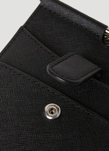 Orb Plaque Passport Holder Lanyard Vivienne Westwood Orb Plaque Passport Holder Lanyard Black vvw0152042