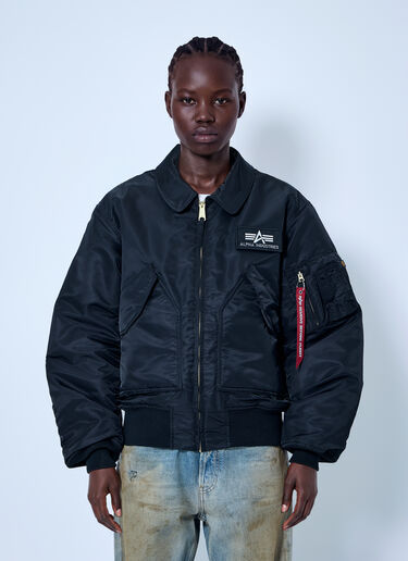 LN-CC® - Alpha Industries: CWU-45 Heritage Bomber Jacket - Black Alpha Industries CWU-45 Heritage Bomber Jacket Black alp0366002
