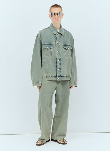 Acne Studios 宽大牛仔夹克  蓝色 acn0155015