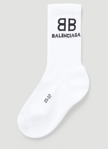 Balenciaga BB テニスソックス ホワイト bal0247100