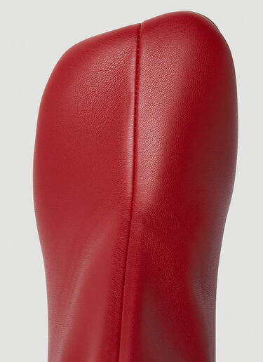 MM6 Maison Margiela 方头及踝靴 红色 mmm0250019