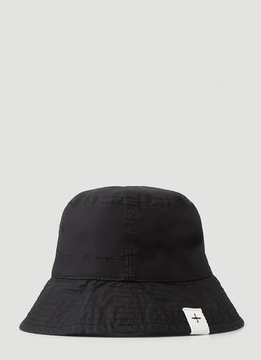Jil Sander+ Logo Patch Bucket Hat Black jsp0147015