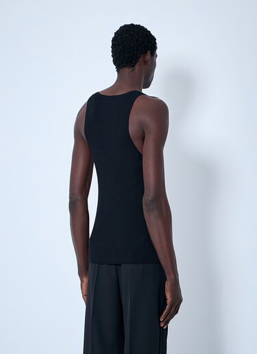 Saint Laurent Knit Tank Top Black sla0160002