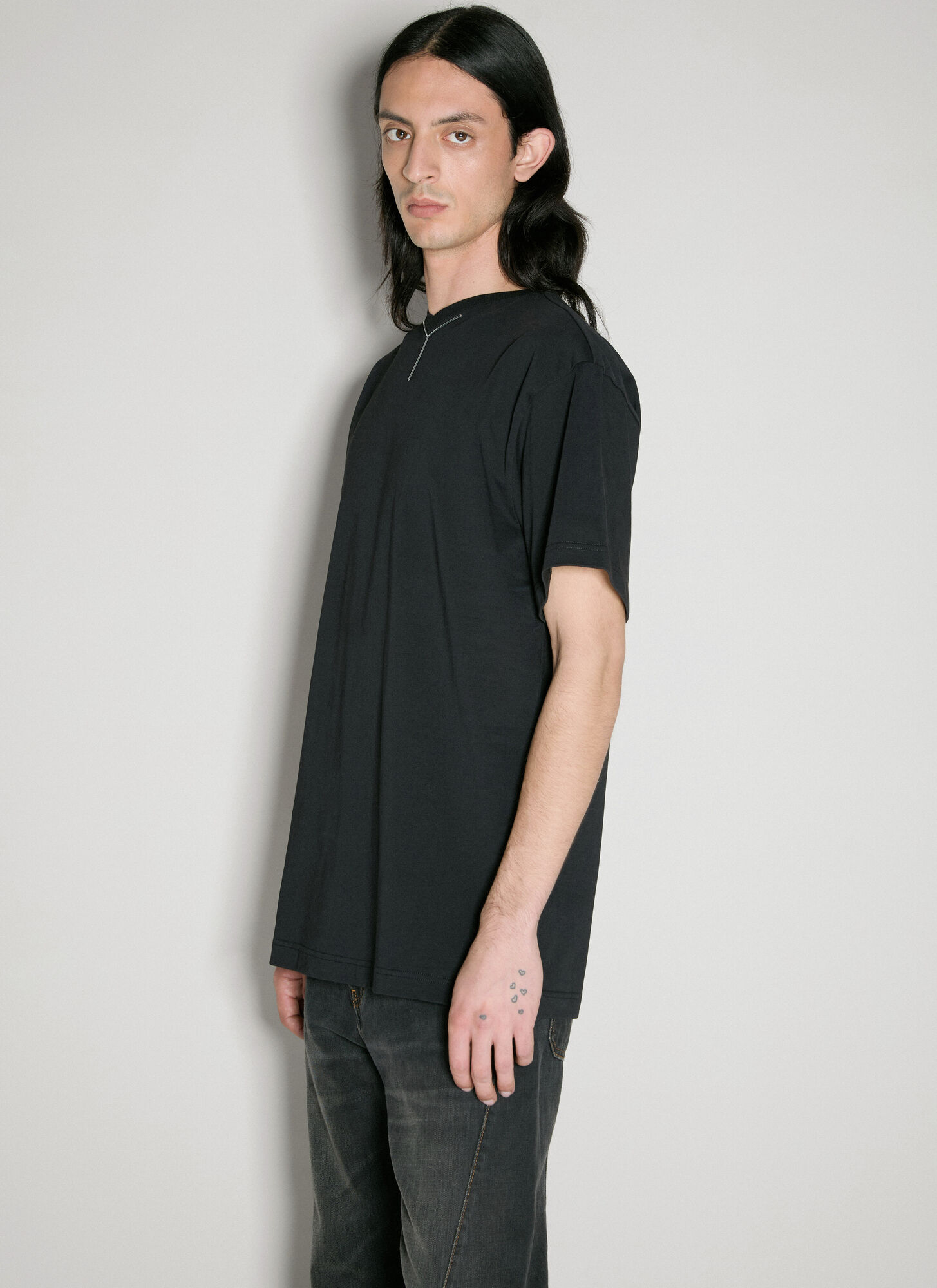 Shop Y/project Y Chrome T-shirt In Black