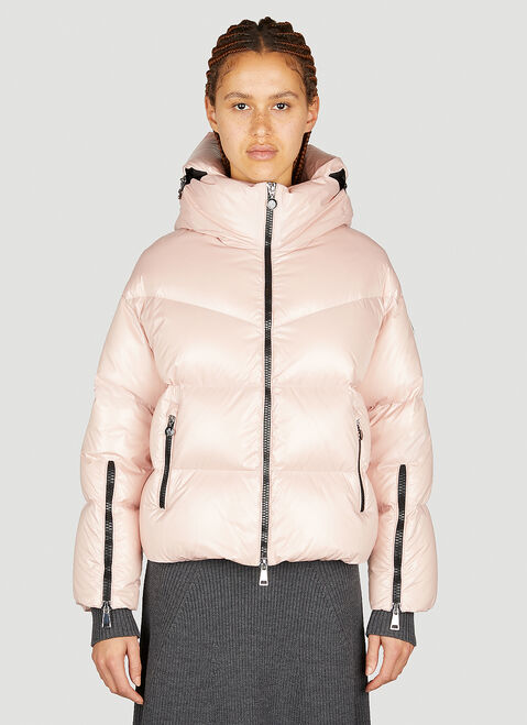 Moncler Karakorum Huppe Short Down Jacket Burgundy mnk0254002