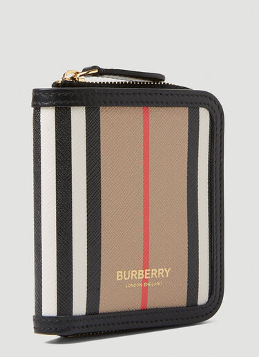Burberry Allington Icon Stripe Wallet Beige bur0247116