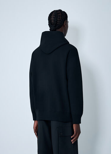 Embroidered Logo Hooded Sweatshirt Comme des Garçons Homme Embroidered Logo Hooded Sweatshirt Black cdh0162007