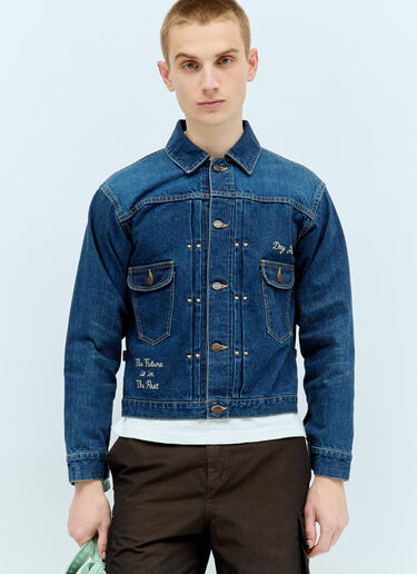 Human Made Denim Work Jacket Blue hmd0156003