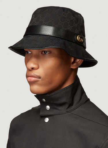 Gucci Double G Bucket Hat Black guc0345003