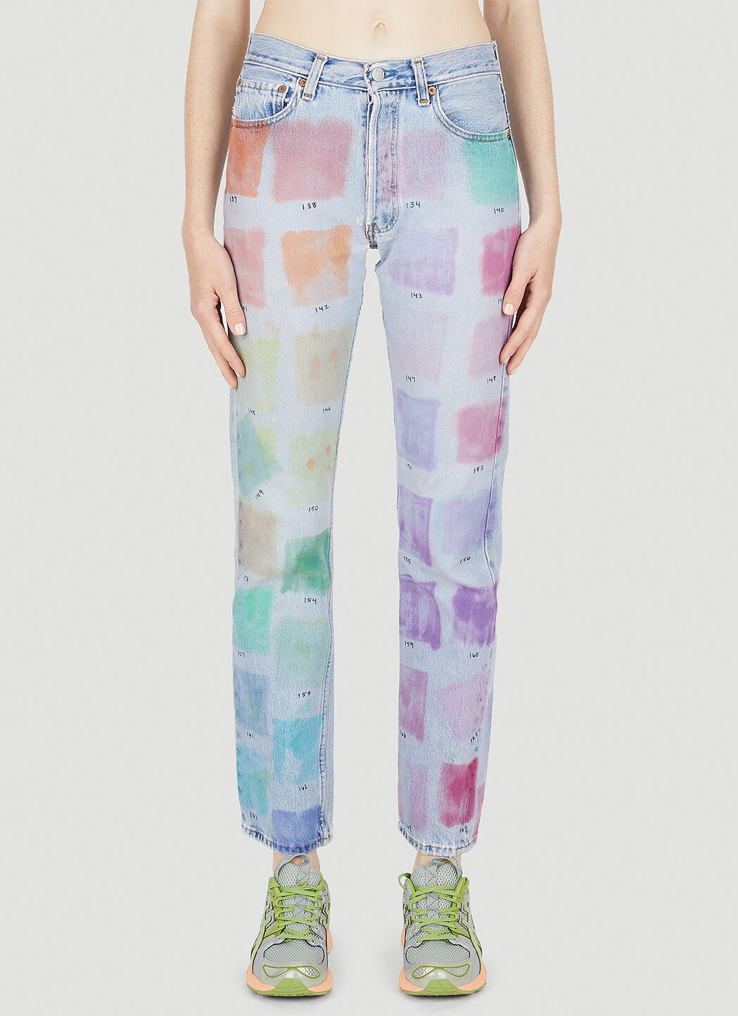 Loewe tie dye jeans sales