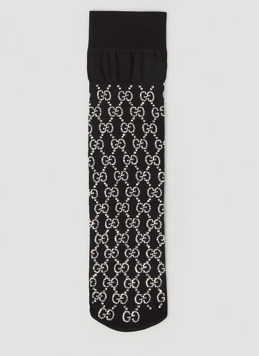 Gucci Diamond Monogram Socks Black guc0247246
