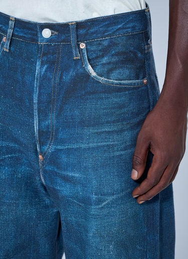 LN-CC® - Junya Watanabe: x Levi's Wide-Leg Pants - Blue Junya Watanabe x Levi's Wide-Leg Pants Blue jwn0164011