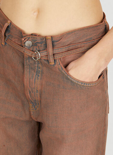 Acne Studios 1991 Toj Jeans Brown acn0250077