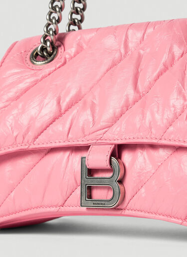 Balenciaga Crush Chain Shoulder Bag Pink bal0253055