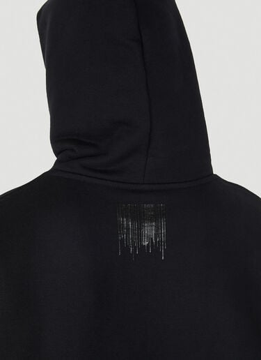VTMNTS Dripping Barcode Hooded Sweatshirt Black vtm0350011
