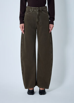 Lemaire Curved Jeans Green lem0262005