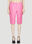 Marine Serre Moon Diamant Bermuda Shorts Pink mrs0246005