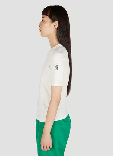 Moncler Grenoble ロゴパッチTシャツ ホワイト mog0251009