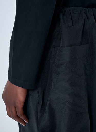 Yohji Yamamoto Drawstring Hem Shorts Black yoy0164010