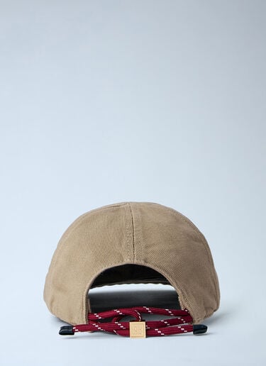 LN-CC® - Miu Miu: Embroidered Logo Cap - Beige Miu Miu Embroidered Logo Cap Beige miu0165017