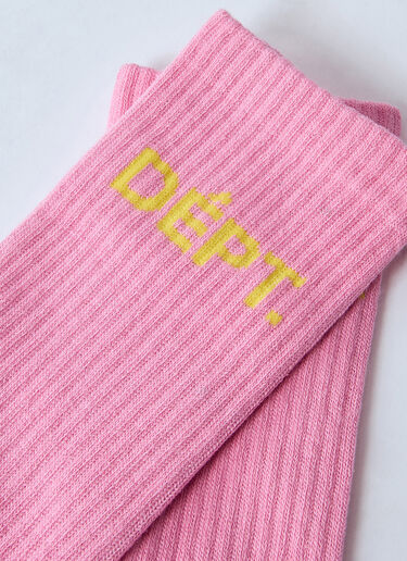 Gallery Dept. Logo Motif Socks Pink gdp0160028