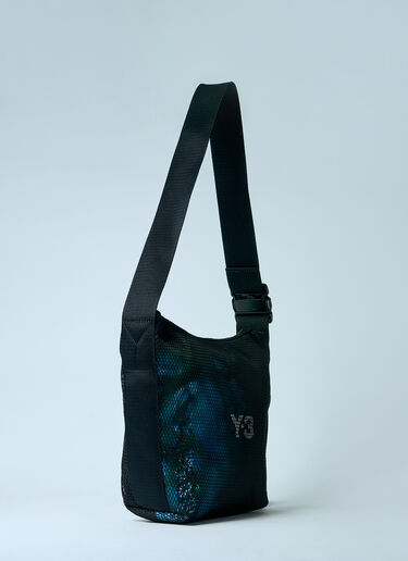 Y-3 Logo Print Crossbody Bag Black yyy0160013