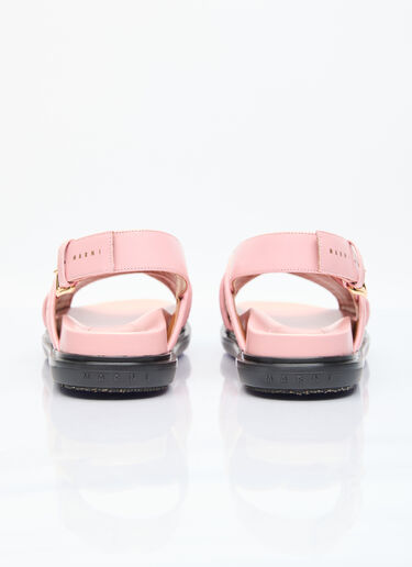 Marni Fussbet Sandals Pink mni0255022