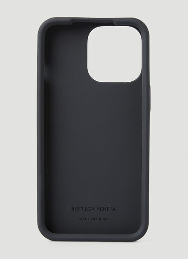 Bottega Veneta Intreccio iPhone 13 Phone Case Black bov0148151