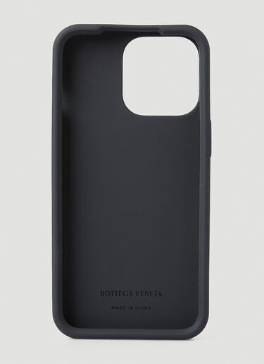 Bottega Veneta イントレチャート iPhone13 スマホケース ブラック bov0148151