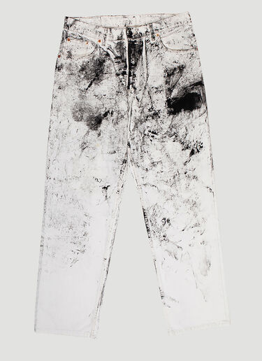 APJP Vintage Hand-Painted Jeans White apj0142010