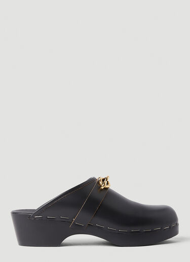 Saint Laurent Le Maillon Clogs Black sla0247069