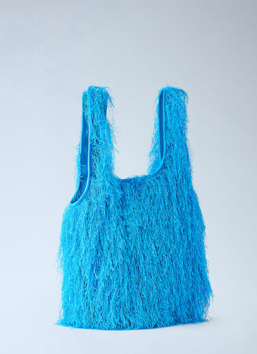 Dries Van Noten Marche Medium Tote Bag Blue dvn0264037