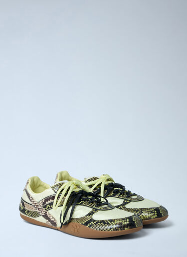 Gymnasium Sneakers Miu Miu Gymnasium Sneakers Yellow miu0262013