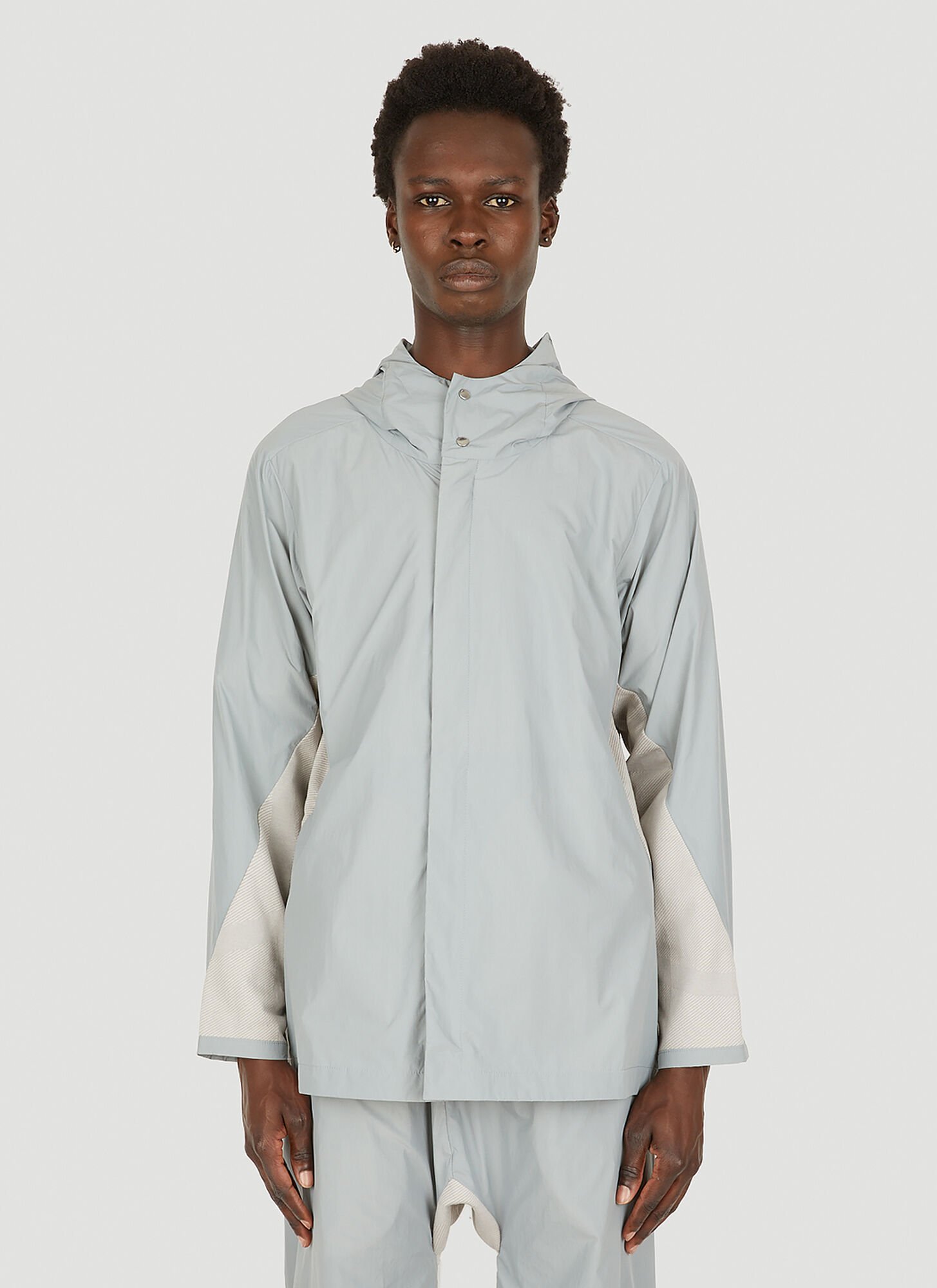 Shop Byborre A-type Jacket In Grey