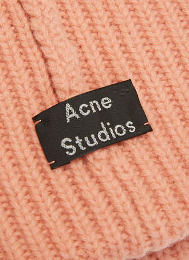 Acne Studios Pansy N Face Knit Hat Pink acn0236057