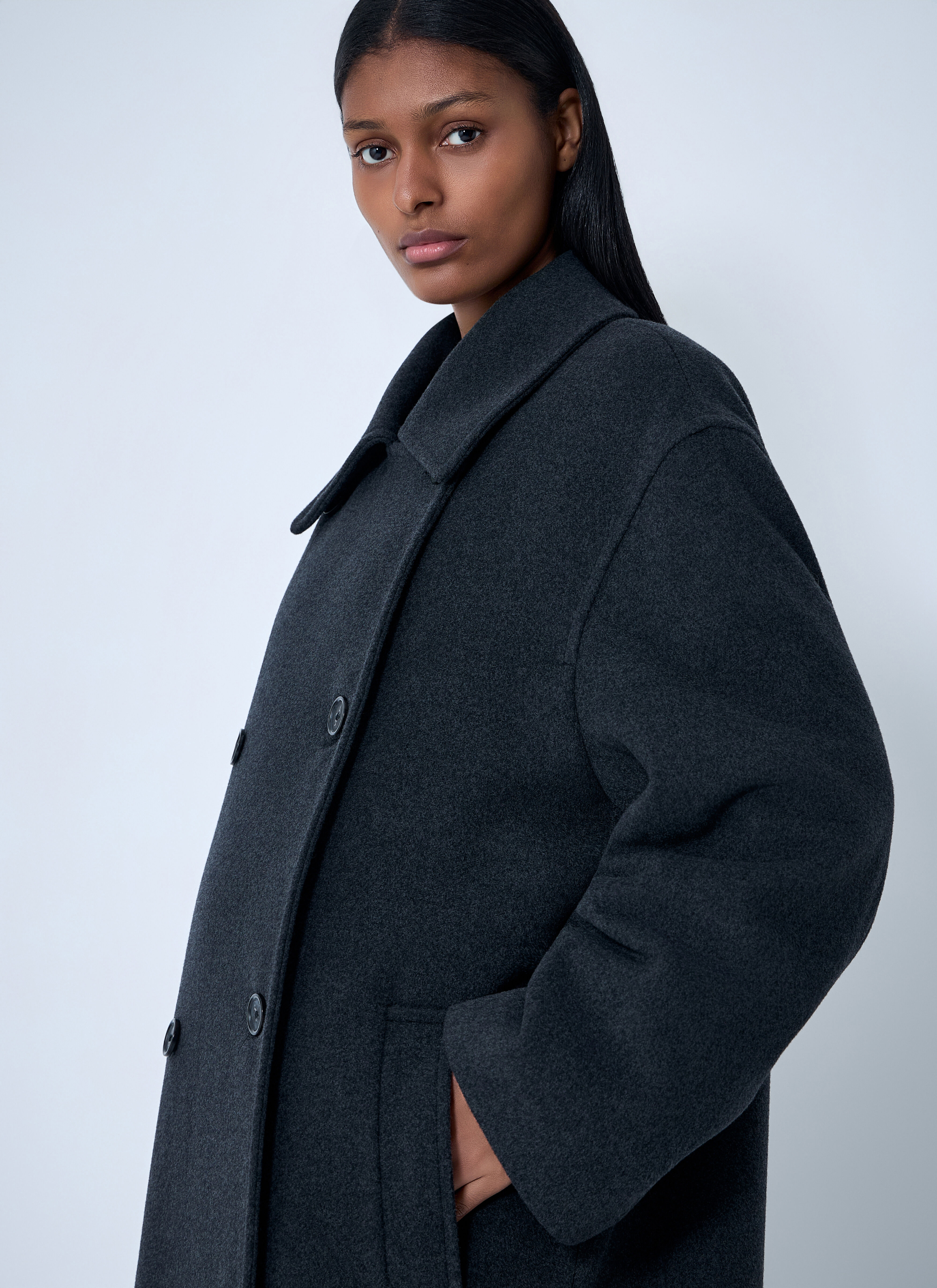 TOTEME Women's' Shield Coat in Grey | LN-CC®