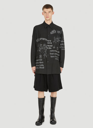 Yohji Yamamoto India Shirt Black yoy0150014
