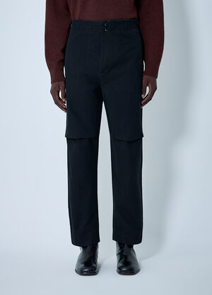 MHL by Margaret Howell Press Stud Pants Black mhl0162007
