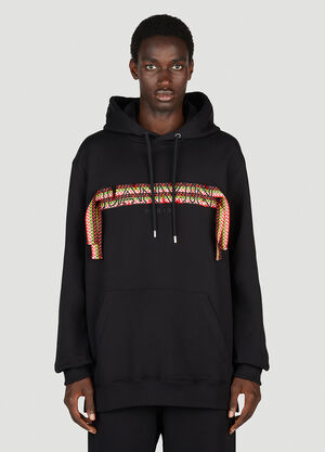 Lanvin Curblace Hooded Sweatshirt Black lnv0153008