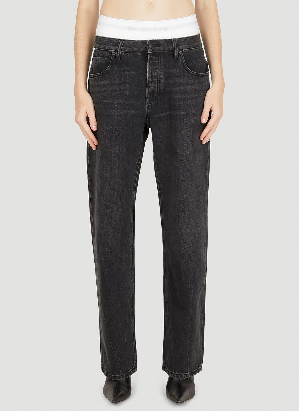 Alexander wang on sale zip jeans