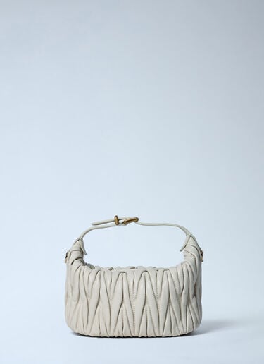 Matelassé Leather Handbag Miu Miu Matelassé Leather Handbag White miu0262120
