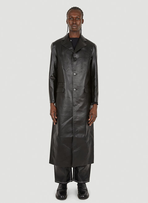 Dion Lee Morris Long Coat Black dle0349002