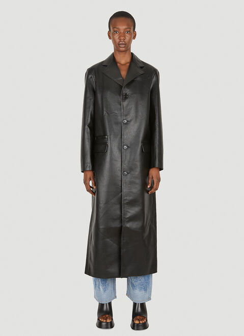 Dion Lee Morris Long Coat Black dle0349002
