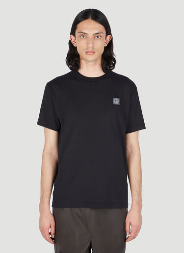 컴퍼스 패치 티셔츠 Stone Island 컴퍼스 패치 티셔츠 블랙 sto0152070