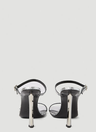 Flick Flagstone High Heel Sandals BY FAR Flick Flagstone High Heel Sandals Silver byf0251025