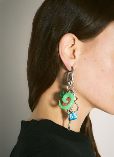 Balenciaga Pigalle Collector Earring Silver bal0258019